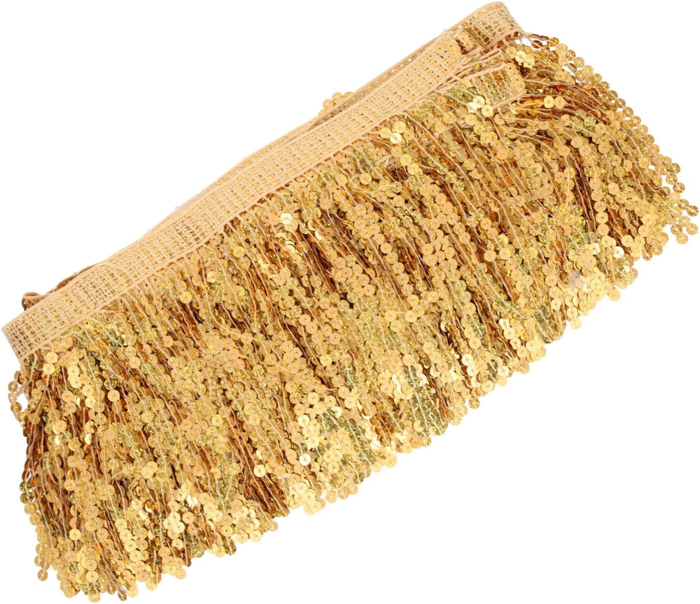 DIY Clothes Trim Halloween Decorative Sequin Fringe for Latin Dance
