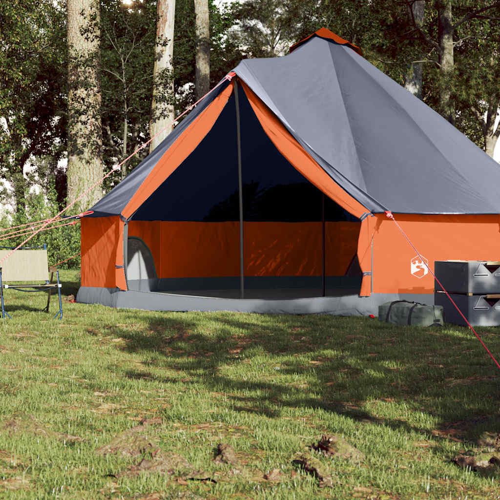 Tipi namiot zielony 700 x 700 x 395 cm poliester i stal