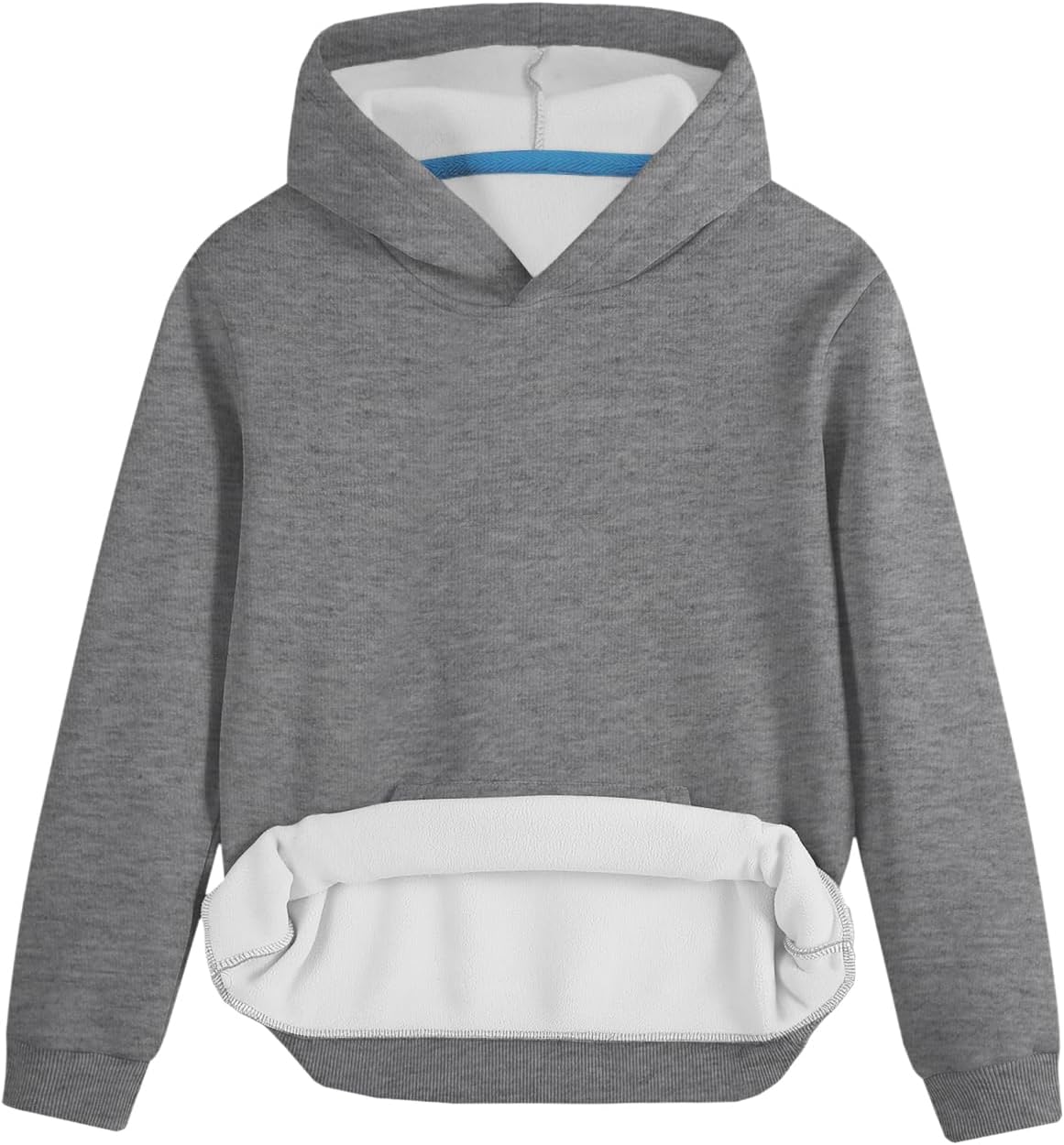 Kids Fleece Hoodie Toddler Pullover Hooded Sweatshirt Casual Long Sleeve Warm Hoodie for Boys and Girls(2-14 Years)