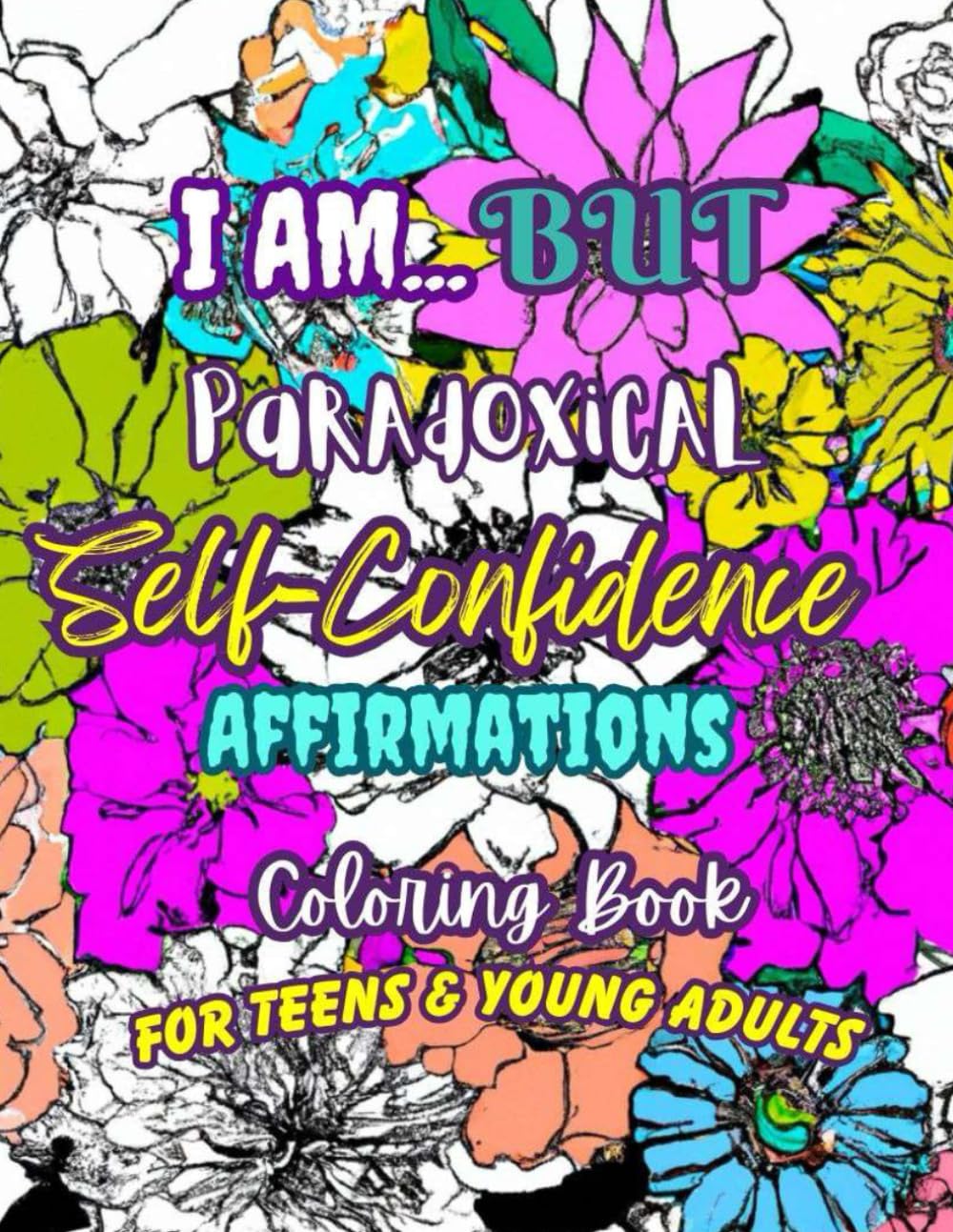 I Am… But Paradoxical Self-Confidence Affirmations: Coloring Book for Teenagers & Young Adults