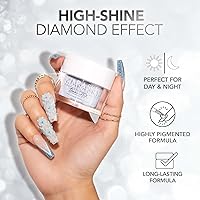 Vista 1 de Kiara Sky Diamond FX Acrylic - Polvo acrílico reflectante con purpurina para uñas, toque dorado