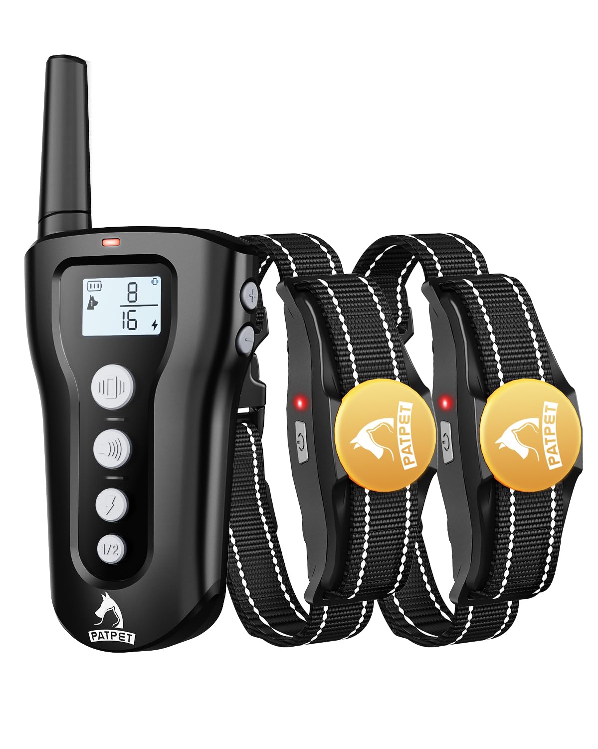 Dog Collars Large Breeds PATPET Dog Shock Collar With Remote, 4000