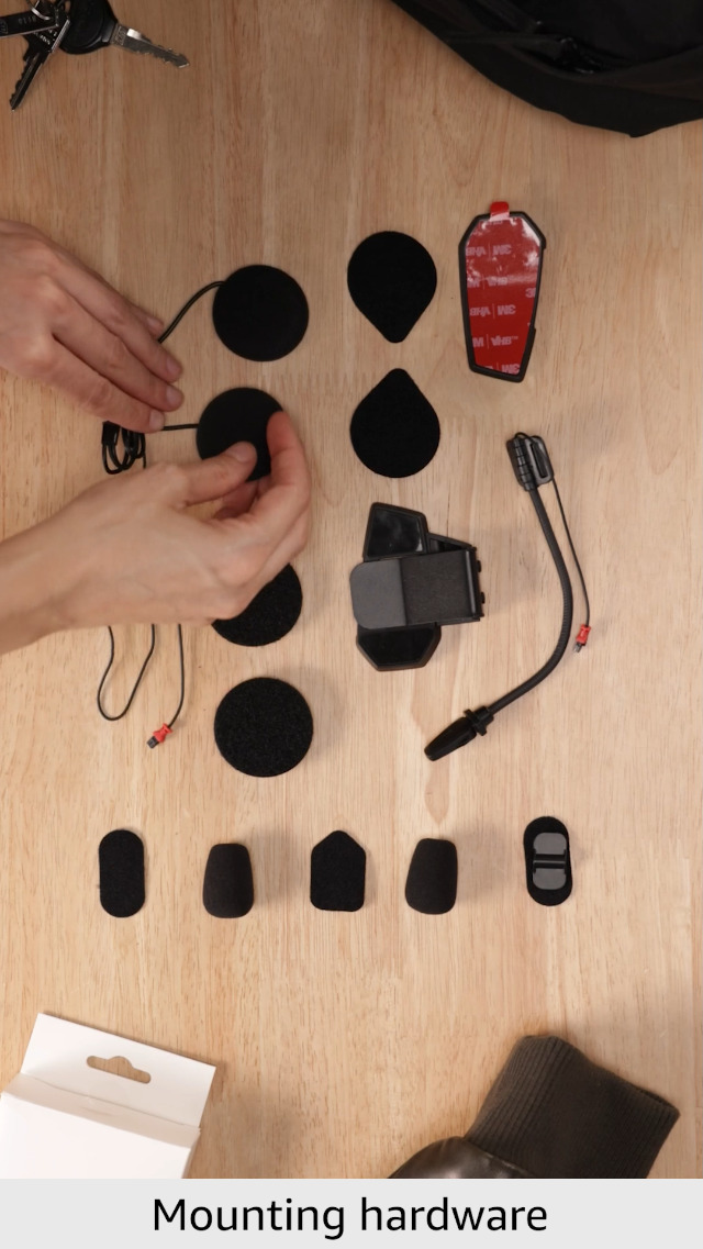 Amazon.com: Sena Adult Helmet Clamp Kit for Spider ST1, Black, One
