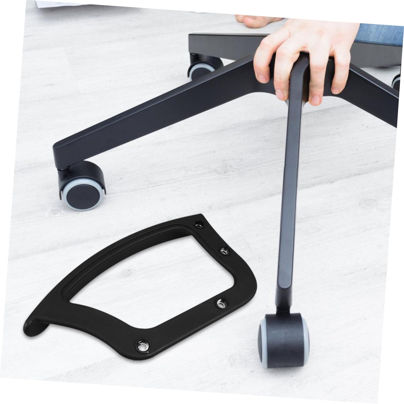SEWACC Accesorios para Reposabrazos de Silla Repuesto Profesional de Reposabrazos para Uso Doméstico de Silla de Plástico para Resistente al Desgaste