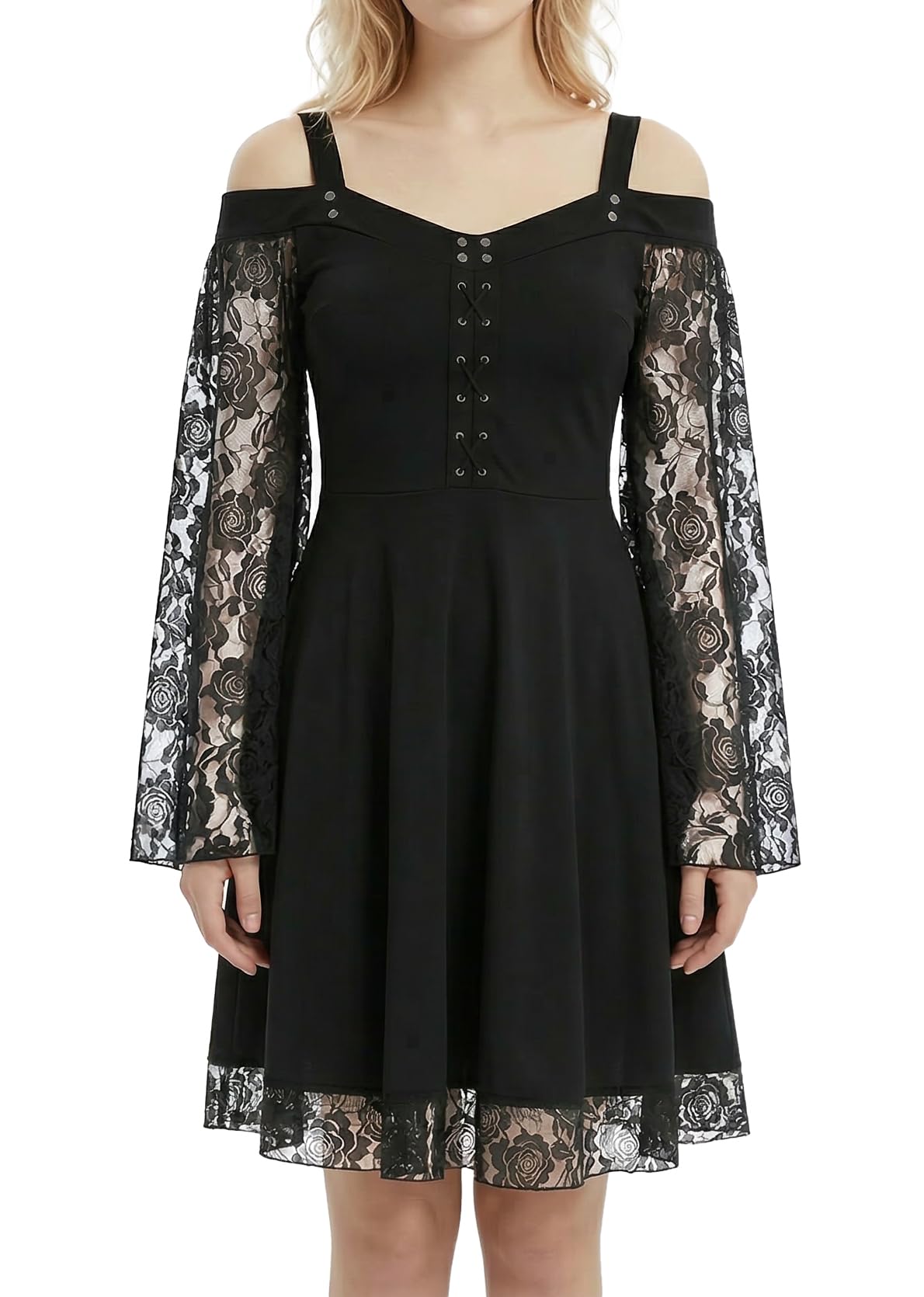 Robe de sorcière pour festivals médiévaux et soirées déguisées vampire
