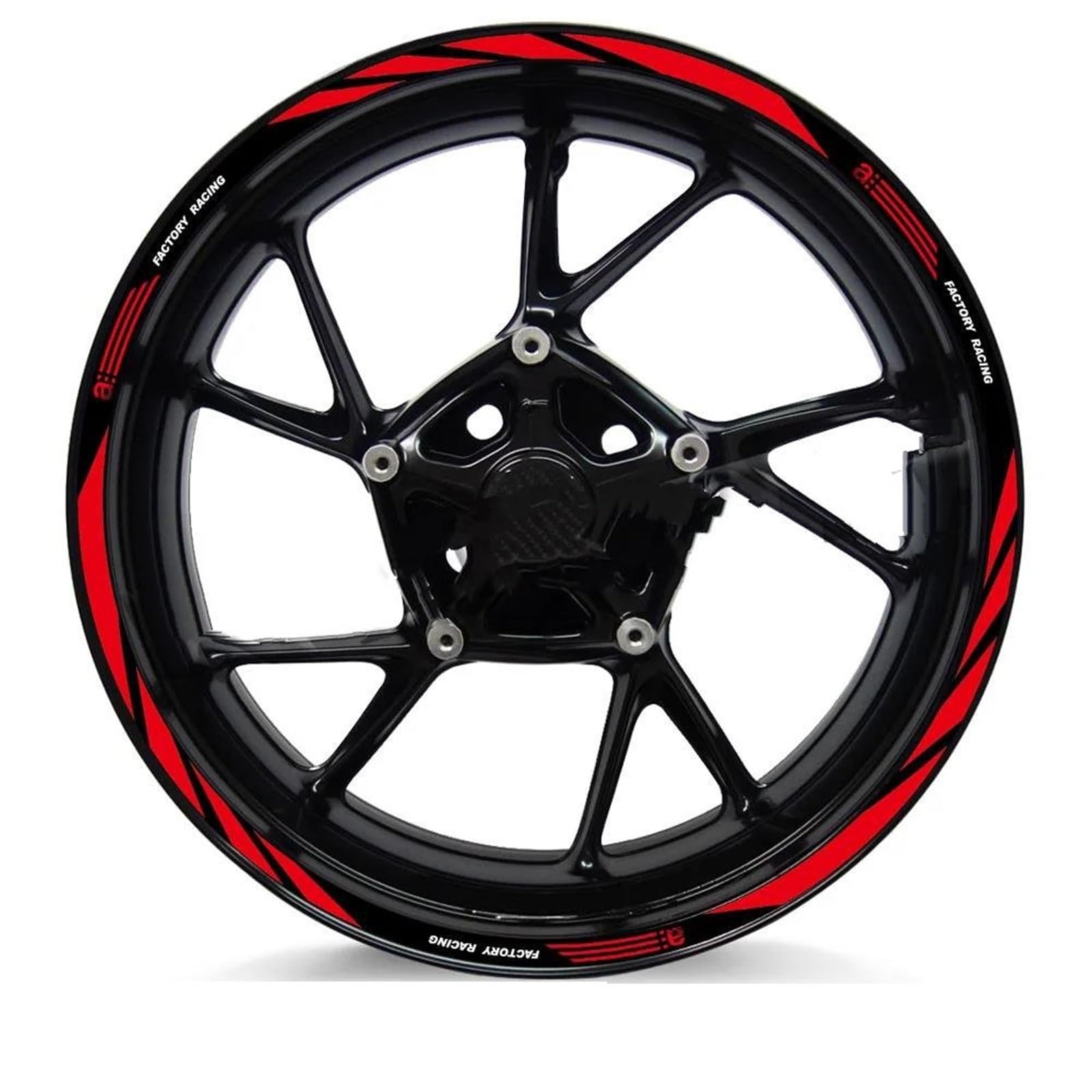 Motorcycle Wheel Rim Sticker Stripe Decal 17 Inch for Aprilia for Racing for Tuono V4 1100 RSV4 RS150/250/660 Motorbike(Color3)