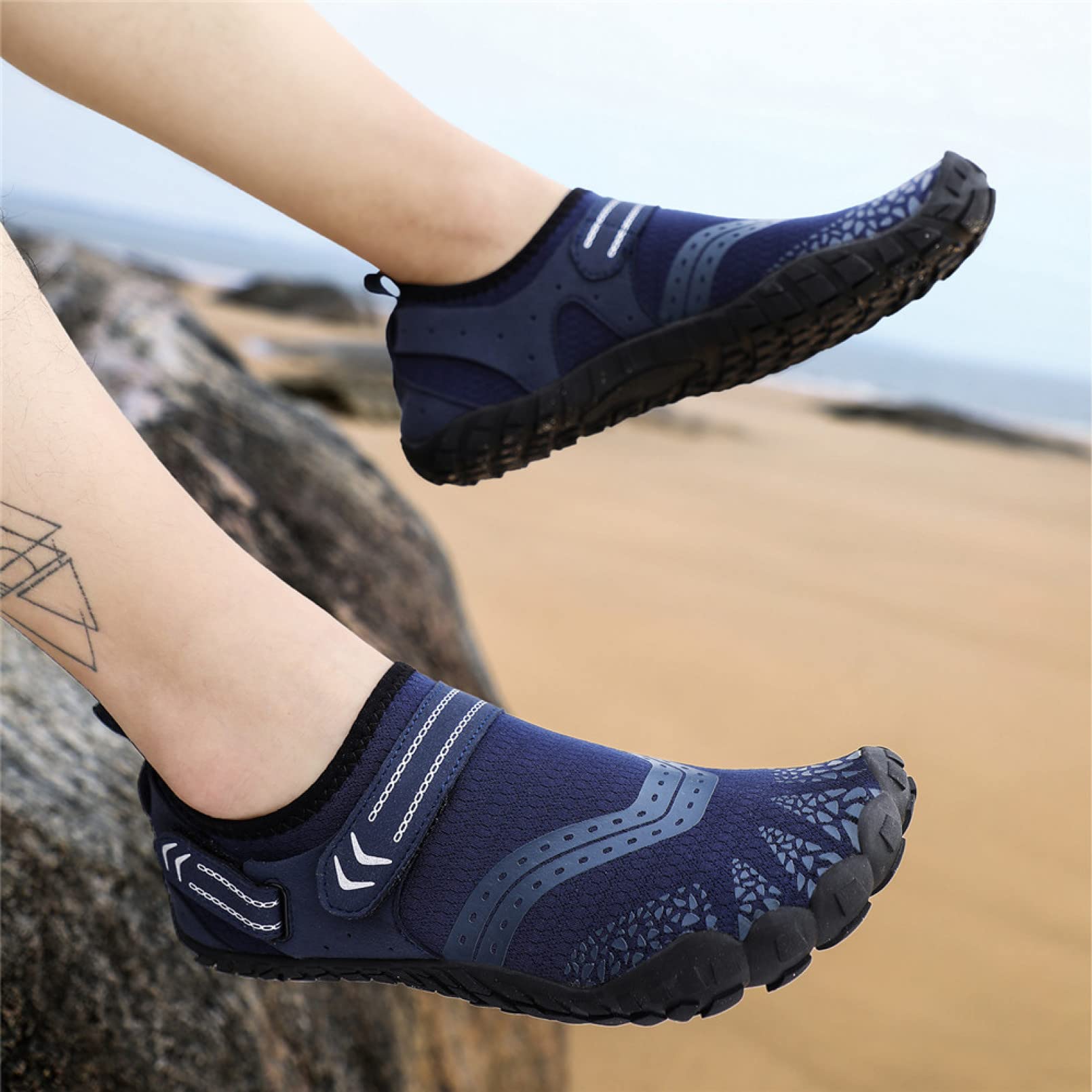 Männer Five Fingers Wasser Aqua Schuhe schnell trocknend Wandern Schwimmen weicher Flacher Strand