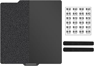 JUUPINE Soft PEI Textured PEI Building Plate with Mixed QR Code and Anti Scald Rubber Pad for Bambu Lab X1/X1C/X1E/P1P/P1S/A1 3D Printers Steel Bed Plate-picture-29