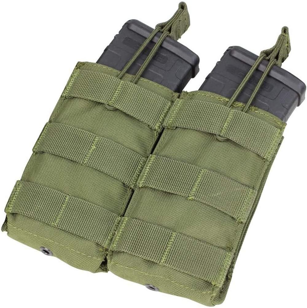 Condor Double M4/M16 Open Top Mag Pouch, Olive Drab