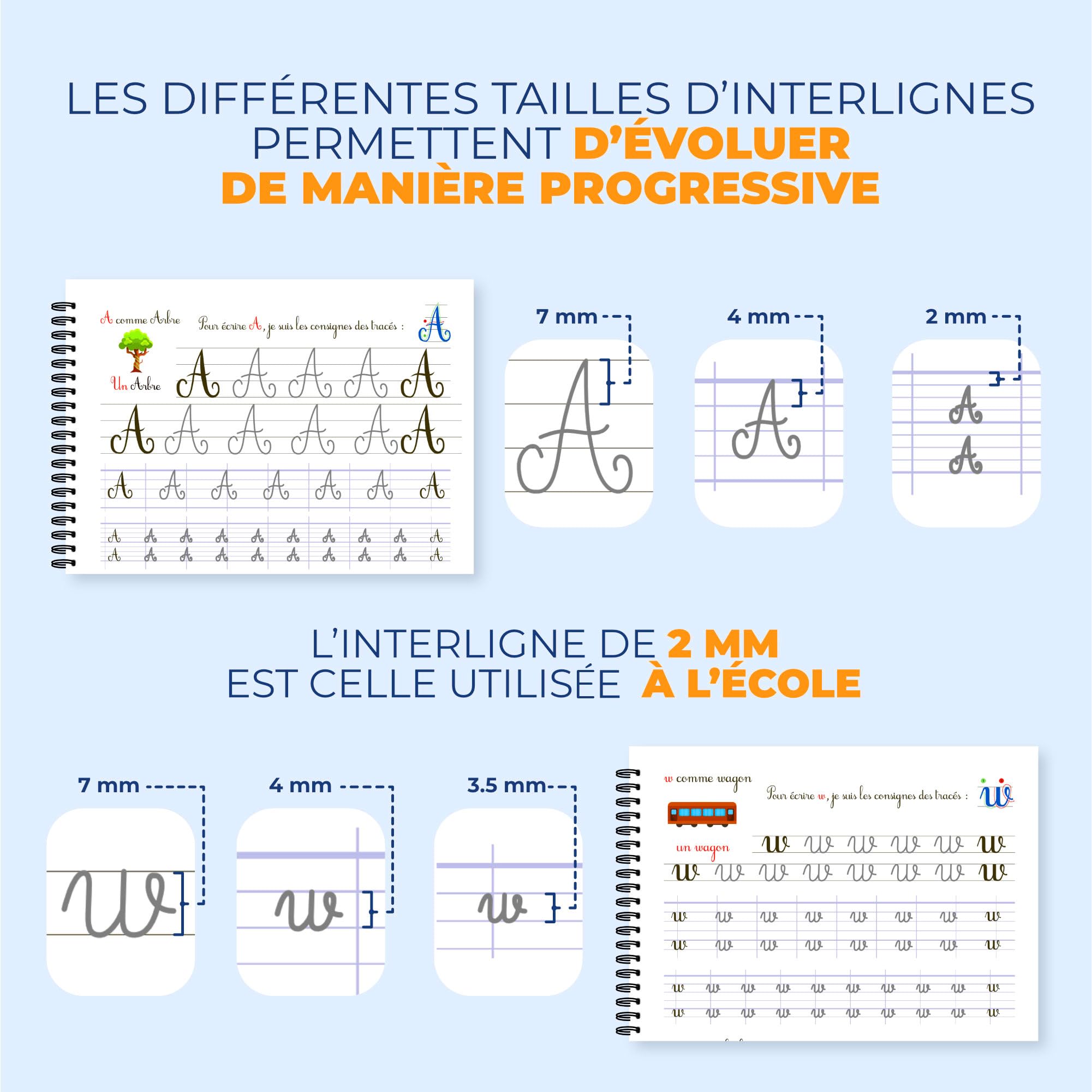 4 CAHIERS ECRITURE MAGIQUE CALLIGRAPHIE ENFANT FRANÇAIS - REUTILISABLE (maternelle, CP, CE1, CE2), APPRENTISSAGE ECRITURE, 2 STYLOS MAGIQUES EFFAÇABLE + 10 RECHARGES D'ENCRE