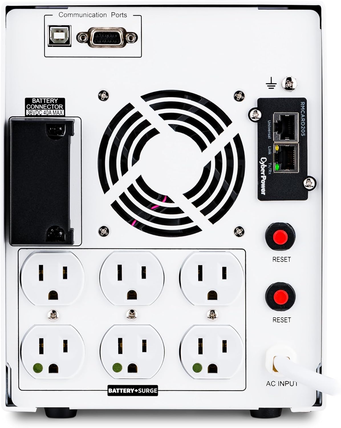 CyberPower M1100XL Medical-Grade UPS Battery Backup and Surge Protector, 1100VA/880W, 6 Outlets, AVR, Tower, UL Certified