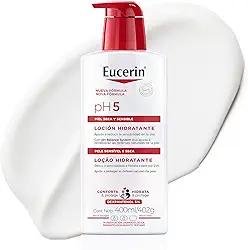 EUCERIN Loção Hidratante Corporal pH5 400ml, Pele Sensível, Dexpantenol, Glicerina