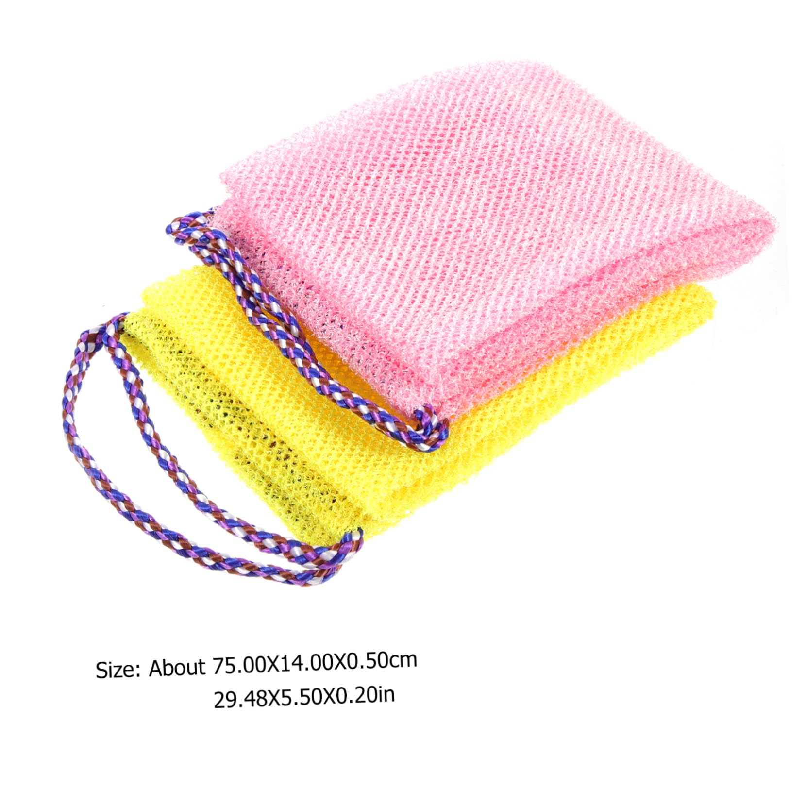 minkissy 10 Pz Corpo Scrub Corpo Esfoliante Panno Esfoliante Bagno Panno Da Bagno Scrubber Africano Net Straccio Exfoliantes para El Cuerpo Pulizia Asciugamano Posteriore Scrubber Cotone Bagno Net