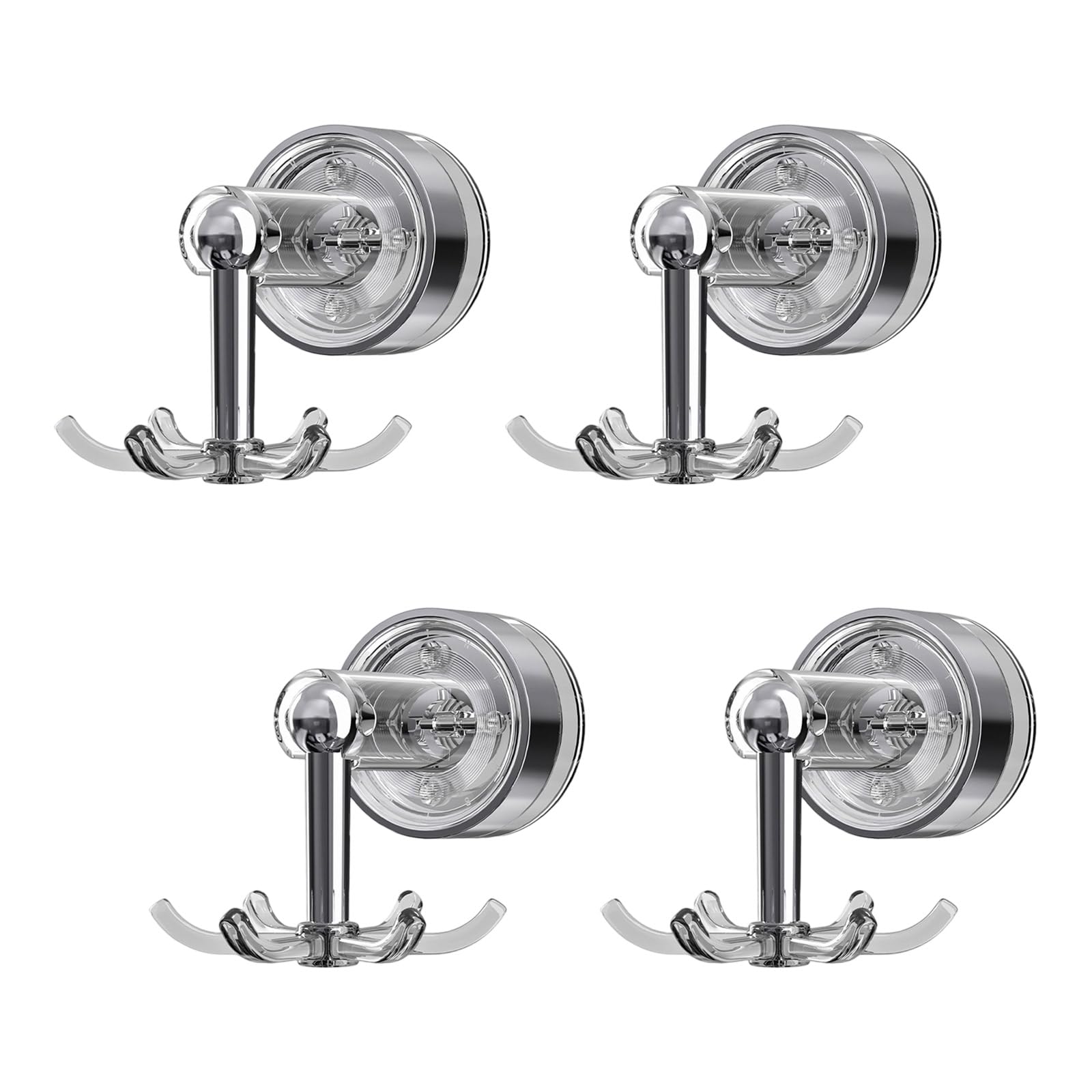 RGYBAO Strong Rotating Holders Full Turn Design Multipurpose Suction Holder for Hanging Utensils Towels Bath Items Not Drill Adhesive Hook for Bathroom