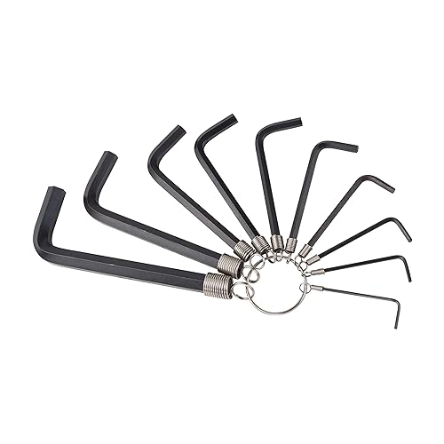 Groz 36111 ALLENKEY, METRIC 1.5MM - 10MM, EXTREMO HEXO, JUEGO DE 10 PC,