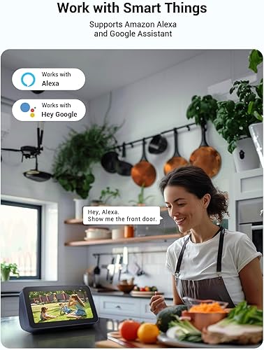 Miniatura 8 de Cámara de seguridad inalámbrica para exteriores e interiores, cámaras de seguridad WiFi 5G y 2.4G con función de patrulla, detección humana AI,