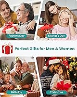 Vista 2 de Nekteck - Masajeador de cuello para alivio del dolor de tejido profundo, masajeador Shiatsu de espalda con calefacción elegible para FSA, almohada