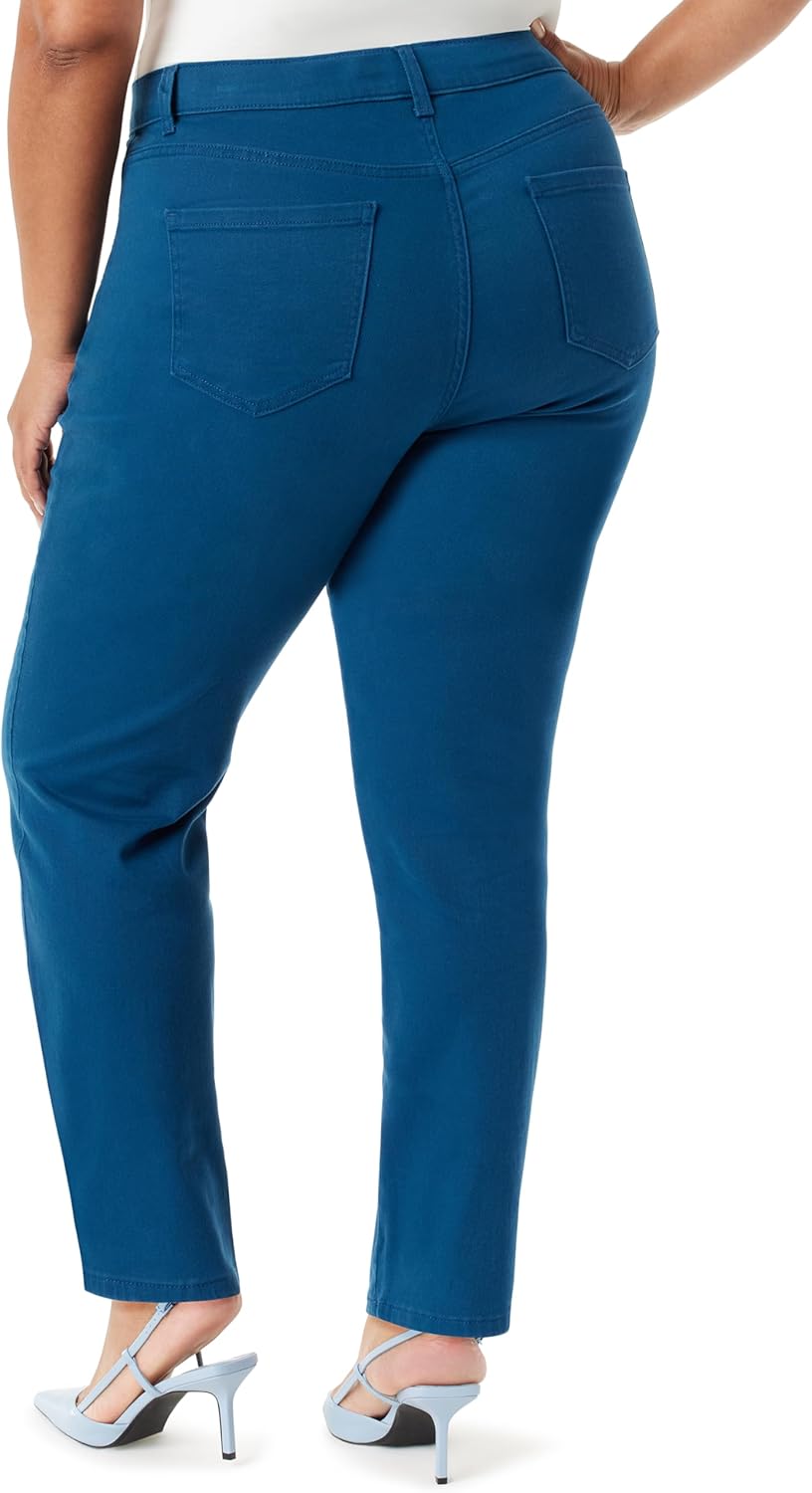 Gloria Vanderbilt Womens Amanda Classic High Rise Tapered Jean Plus - Image 2