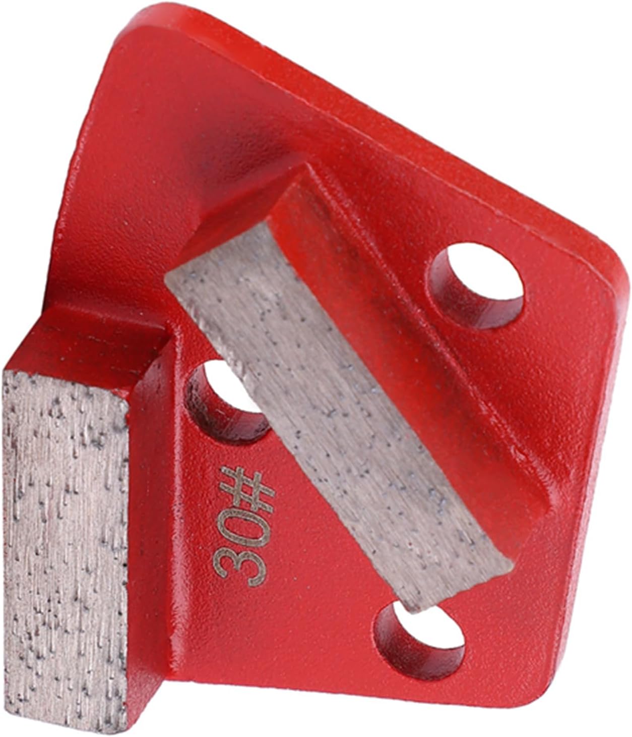 6PCS Set Trapezoid Diamond #30 Grit Floor Grinding Pad Disc Heavy Duty Metal Scraper For Superior Performance