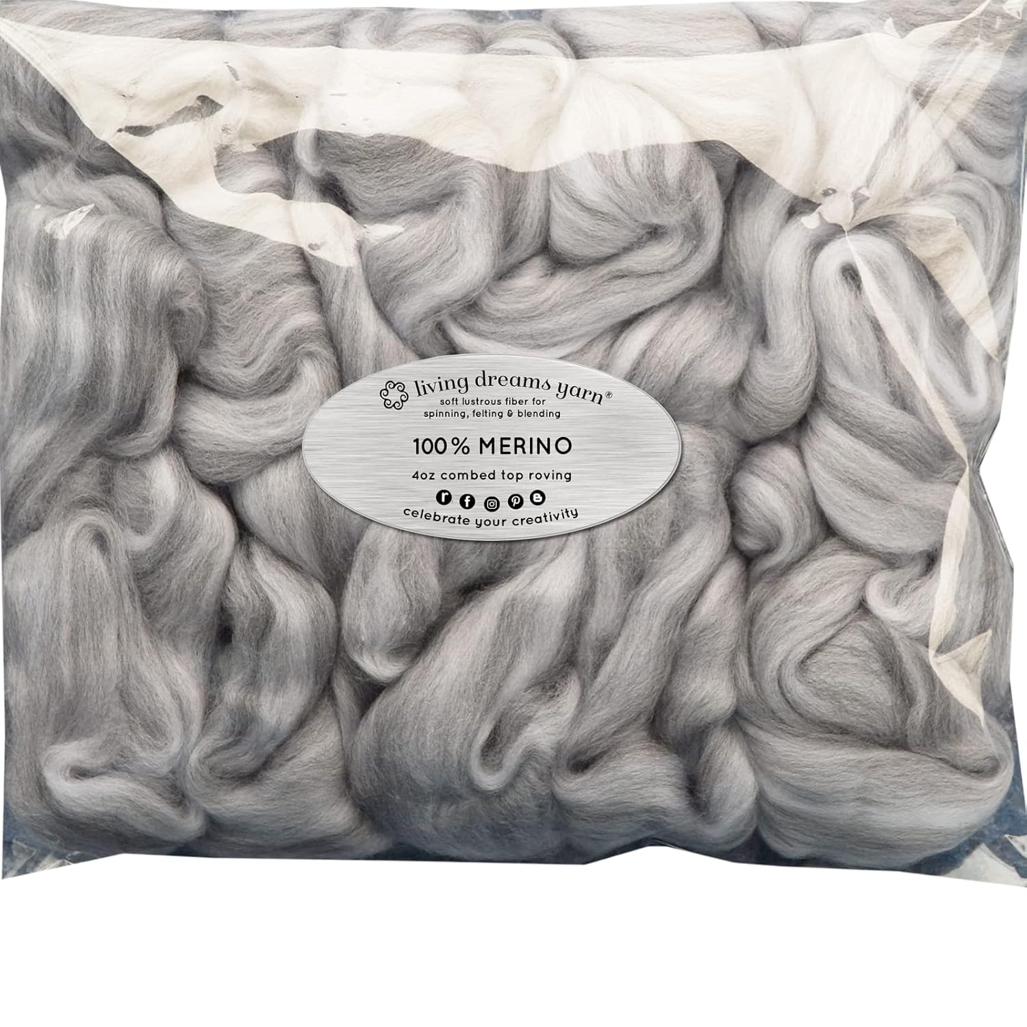 Spinning Fiber Felting Wool Super Soft Merino Combed Top Roving for Hand Spinning