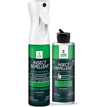 Scented Picaridin Insect Repellent Spray Mistosol + Refill Combo; Mosquitoes, Ticks, Gnats, No-Seeums; 12-hr Protection