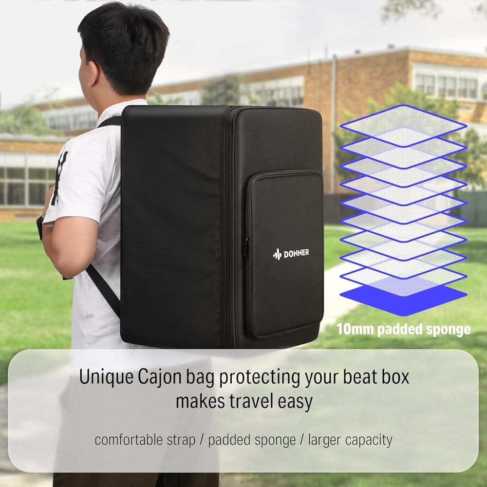 Donner Cajon Box Drum Full Size, Percussion Hong Kong | Ubuy