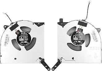 New CPU+GPU Cooling Fan Replacement for Lenovo Legion 5 Pro 16ACH6H R9000P Y9000P 2021H 16-inch Gaming Notebook Series 5H40S20280 5H40S20277 DFSAL12E064860 FNKD DFSAL12E164860 FNKF DC10V 0.8A