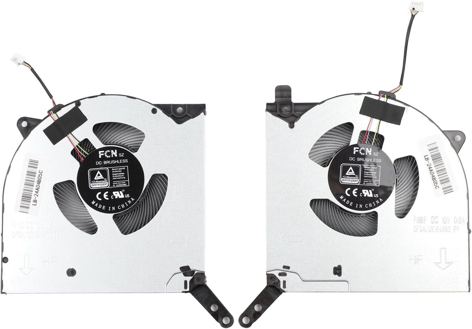 CPU+GPU Cooling Fan Replacement for Lenovo Legion 5 Pro 16ACH6H 82JQ R9000P Y9000P 2021H 16-inch Gaming Notebook Series 5H40S20280 5H40S20277 DFSAL12E064860 FNKD DFSAL12E164860 FNKF DC10V 0.8A