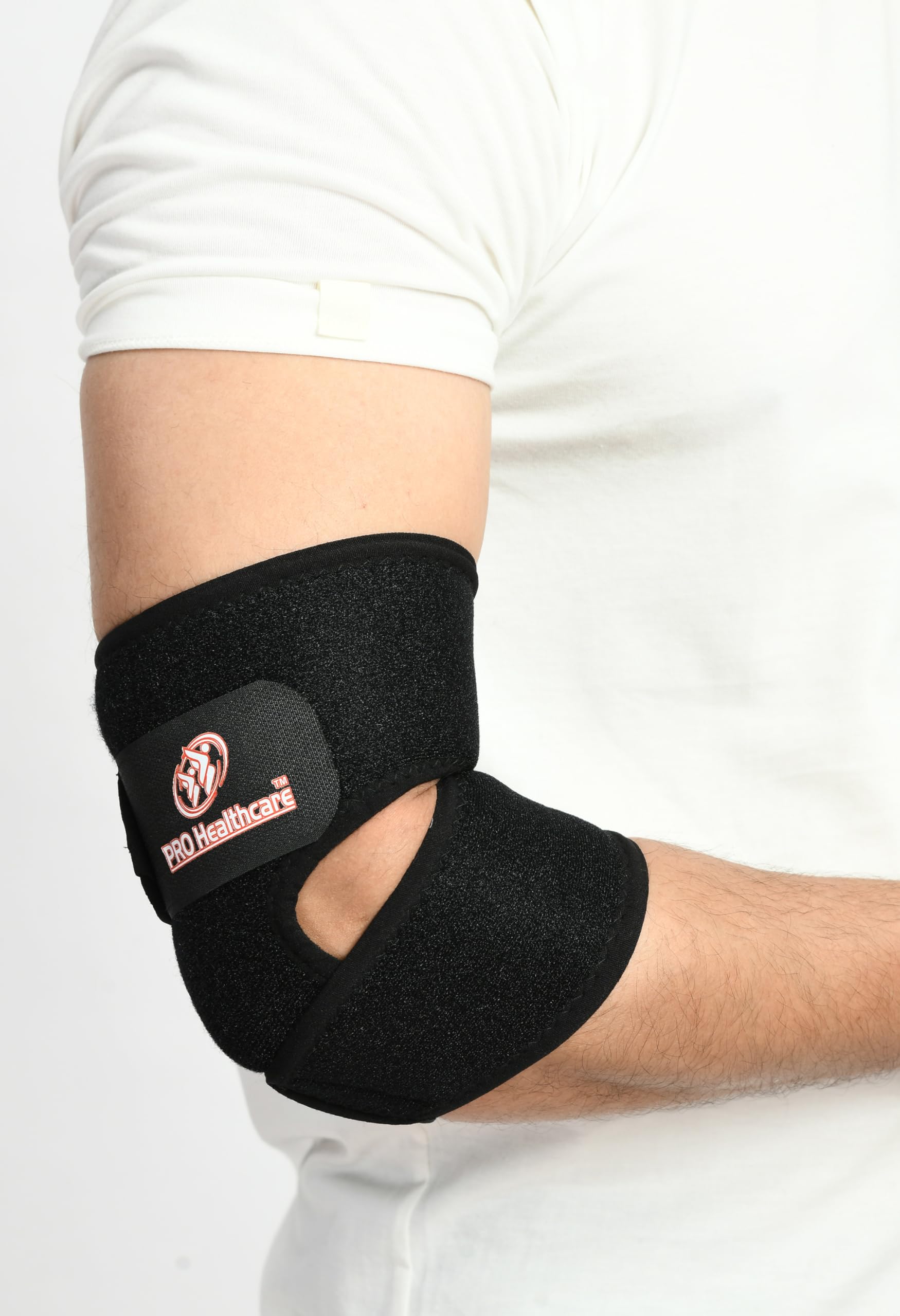 PRO HEALTHCARE Neoprene Elbow Support For Gym Elbow Support, Pain Relief, Tennis Elbow, Badminton, Cricket & Sports, Elbow Guard, Elbow Brace, Elbow Cap For Men And Women - Universal Size (Grey) (B0CVB518L4) Amazon Price History, Amazon Price Tracker