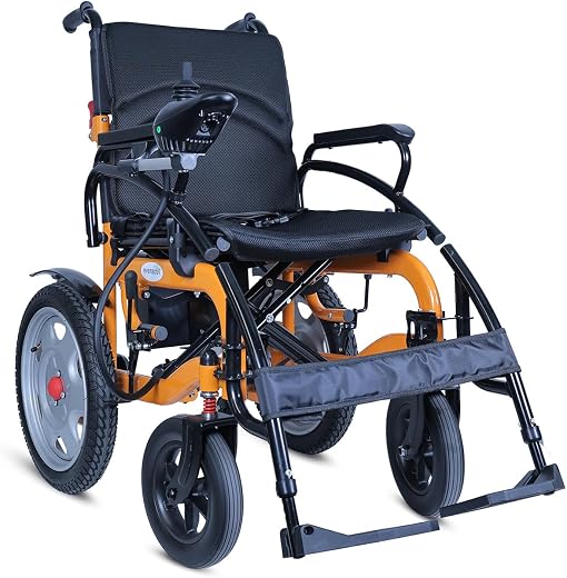 EverActiv Ecobudget Electric Wheelchair for Elderly & Disabled | Lightweight Foldable Mobility Chair with 24V 12AH Batter...