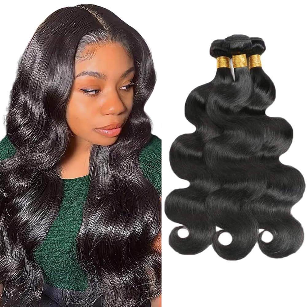 Photo 1 of NiegMeag Body Wave Human Hair Bundle 30-34 inch