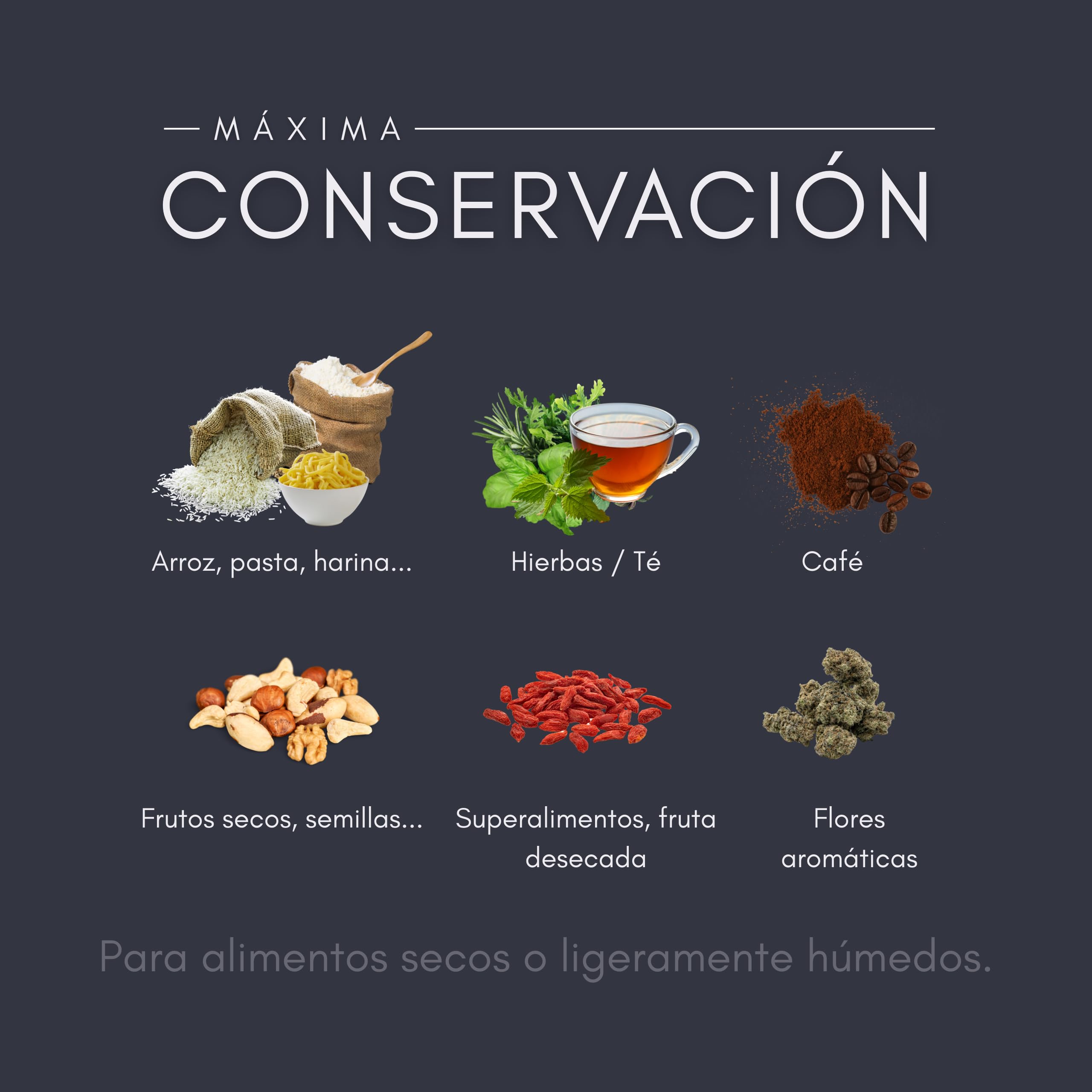 ANCEVIA Tarros de Cristal con Tapa 1000 ml – Set de 6 Botes Herméticos de Vidrio Violeta Miron para Cocina – Conservación Premium para Café, Harina, Arroz y Hierbas – Protección UV