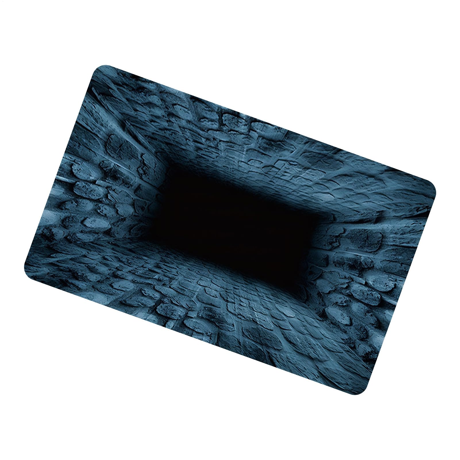 Optische Illusion Teppich 80 x 50 cm Schnelltrocknender Rutschfester