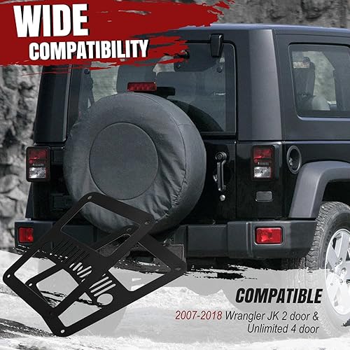 Miniatura 5 de AGMRLX Fundas protectoras de luz trasera para Jeep Wrangler JK, cubierta protectora de luz trasera, cubierta protectora de luz trasera compatible