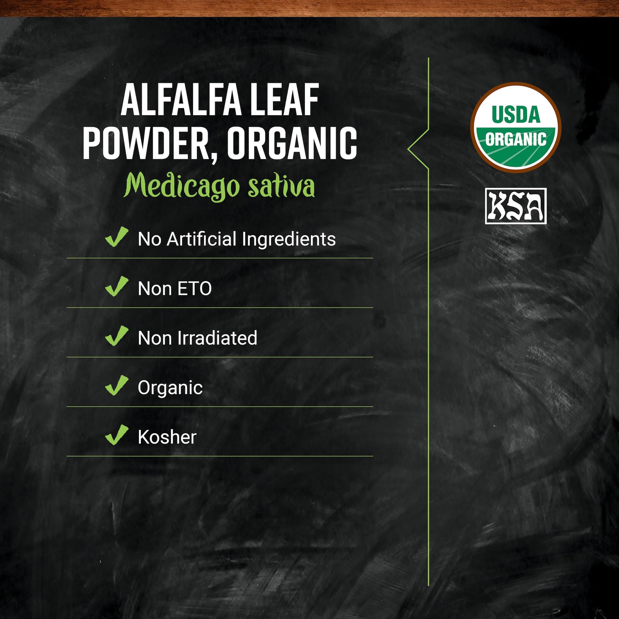Frontier Co-op Organic Alfalfa Leaf Powder, Certified Organic, Bulk Bag | 16 Ounce (Pack of 1) — Amazon image 3