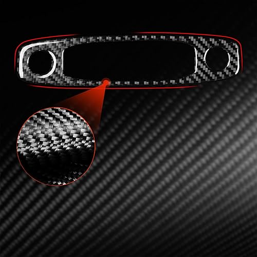 Miniatura 4 de LOIYLLEN 1 unidad de panel de cubierta de fibra de carbono, interruptor de faros delanteros Kit de ajuste interior para Tesla modelo 3 2017-2022 y