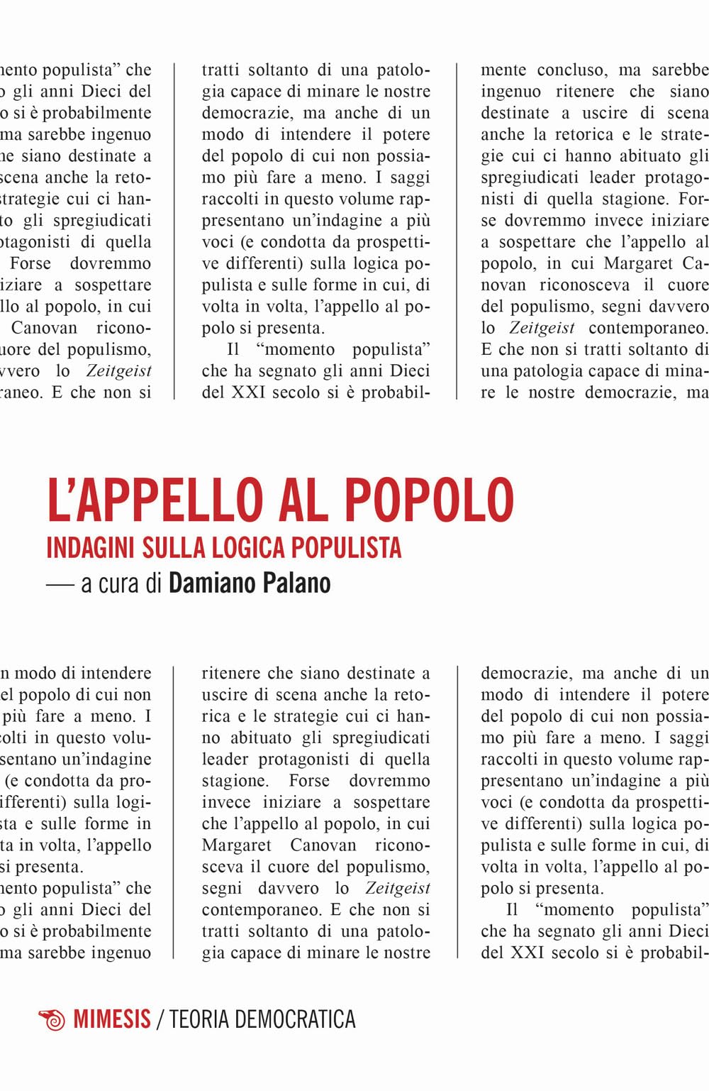 L'appello Al Popolo. Indagini Sulla Logica Populista - 4
