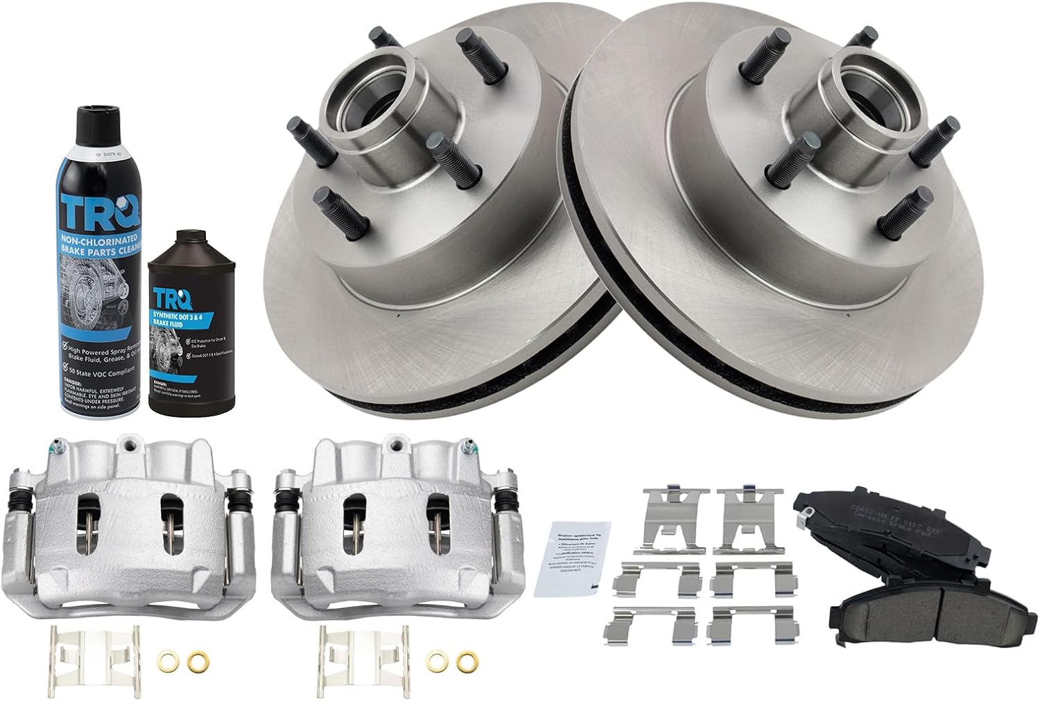 TRQ Front Brake Pad & Rotor Kit for Ford Ranger / Mazda B-Serie