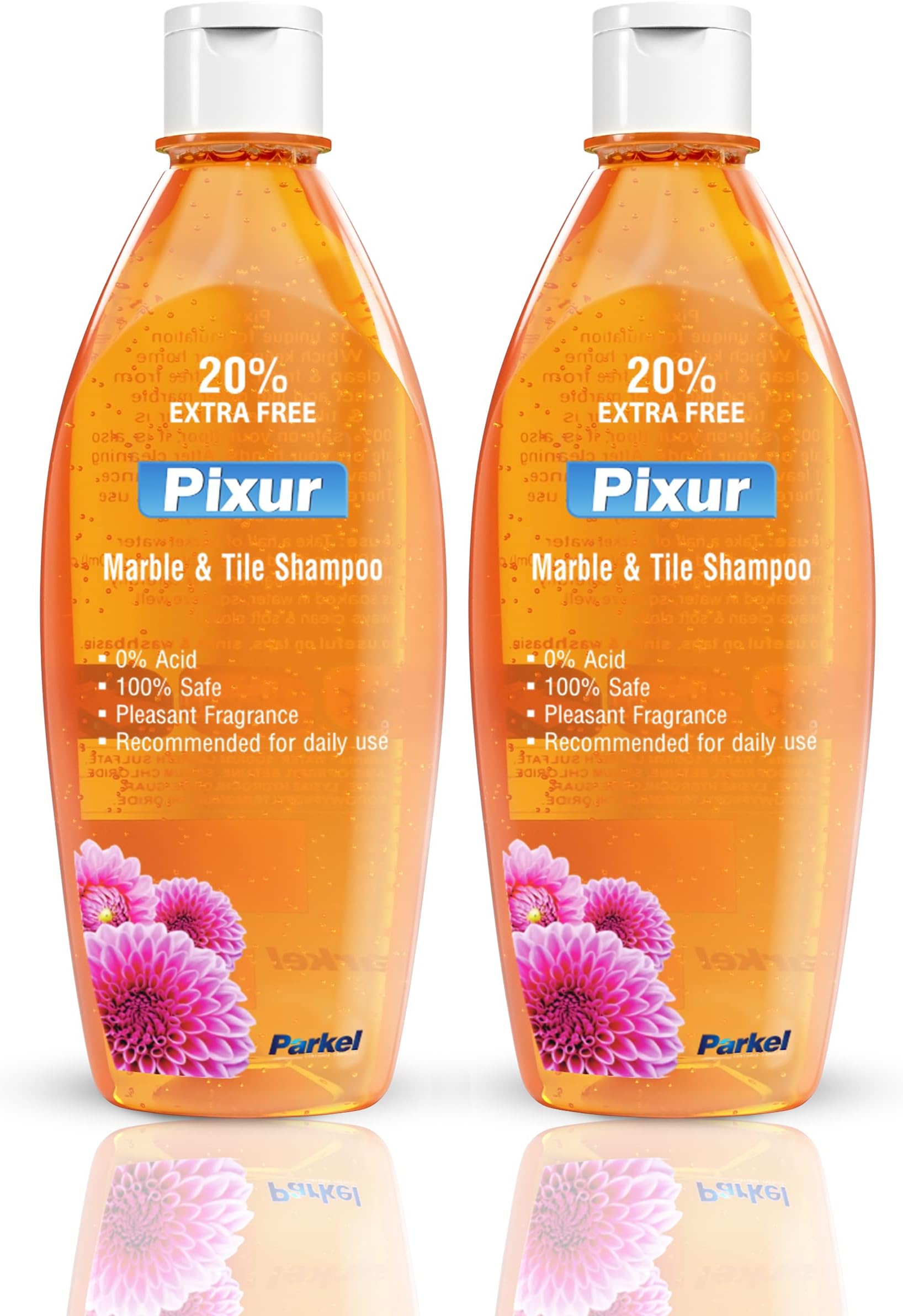 Pixur Marble And Tile Shampoo Orange Pack Of 2 x 600 ML