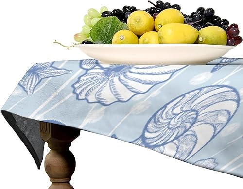 Miniatura 645 de Mantel floral hippie, diseño retro de los años 70, naranja, rosa, azul, floral, bohemio, estampado estético de margaritas, para fiesta, picnic