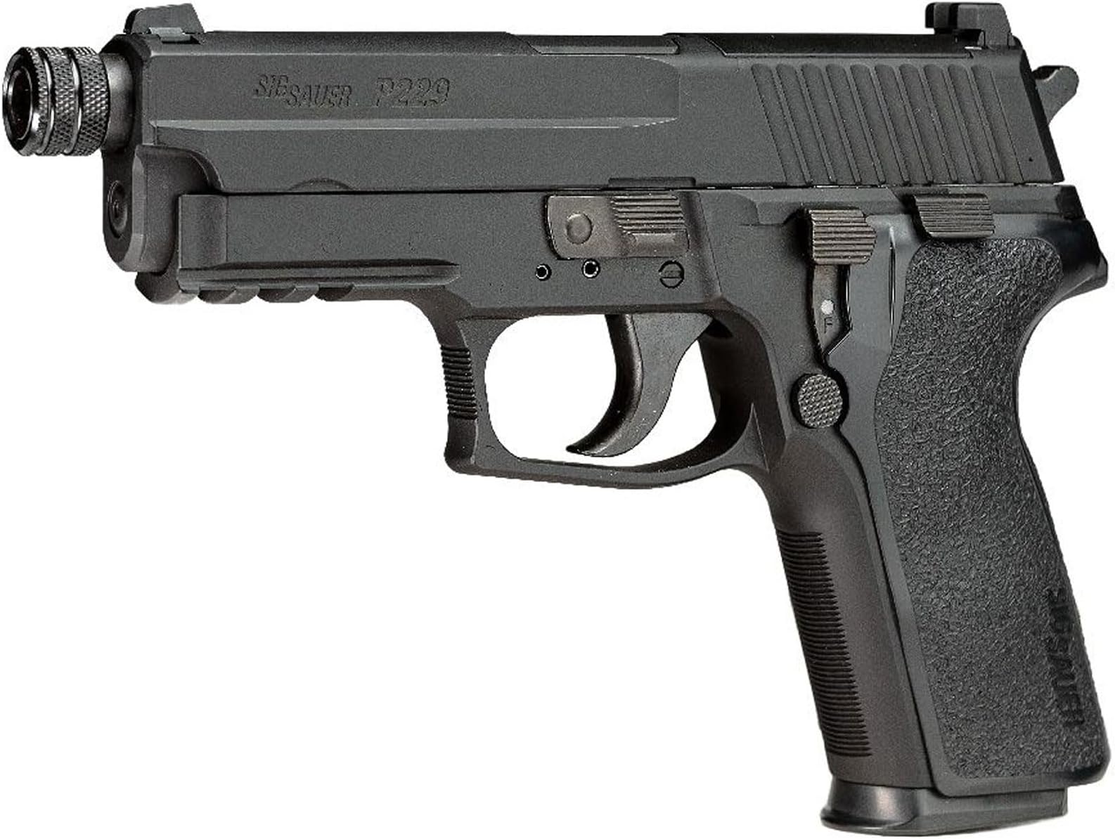 SIG SAUER P229 Blowback CO2 Air Pistol .177 Cal BB & Pellet Gun | Durable Semi-Auto CO2 Airgun with E2 Grip, 16-Round Magazine, Optics-Ready Slide & Picatinny Rail
