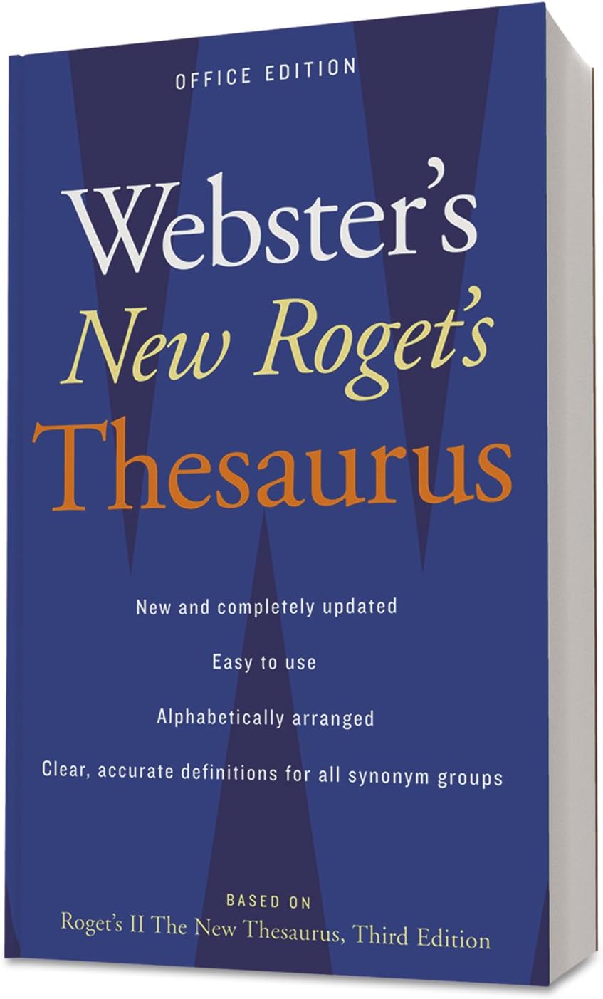 Houghton Mifflin Roget's II: The New Thesaurus, 3 Red Edition, Paperback, 544 Pages (0618955925)