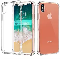 CAPA PARA CELULAR IPHONE X BORDA ANTI IMPACTO TPU TRANSPARENTE