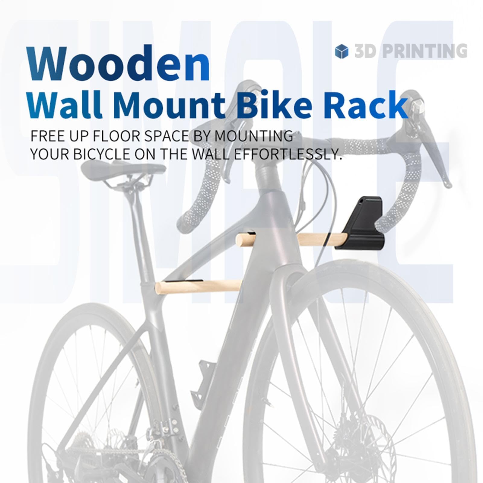 Supporto da parete per bicicletta, per garage | Supporto verticale da parete per bicicletta, per casa, appartamento, capanno, officina, studio, soggiorno, balcone