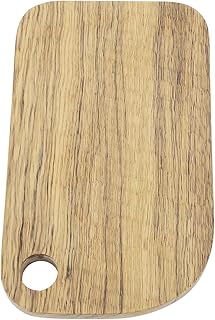 Wood Cutting Board: Zebra Wood Rectangular Cutting Board, includes Hanging Hole, for Bread, Pizza, Vegetables, Fruits, and Cheese (Saml)