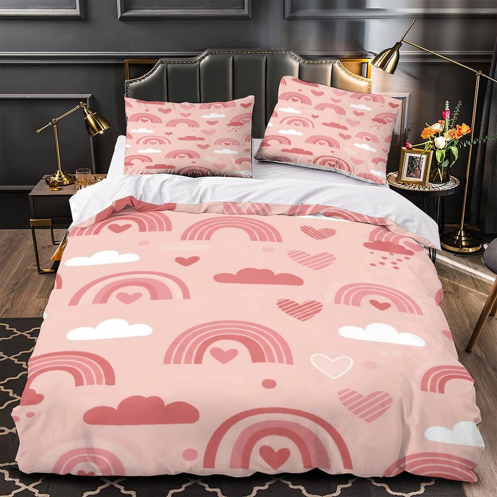 Housse de couette fermeture éclair pour changer de lit facilement