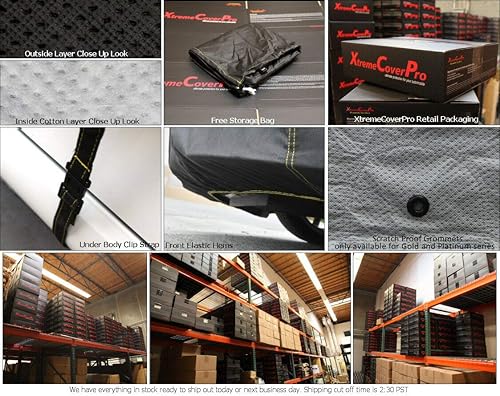 Miniatura 4 de Funda de coche de ajuste personalizado para Porsche 718 Boxster 2017 2018 2019 2020 2021 2022  Cayman XTREMECOVERPRO Platinum Series Negro