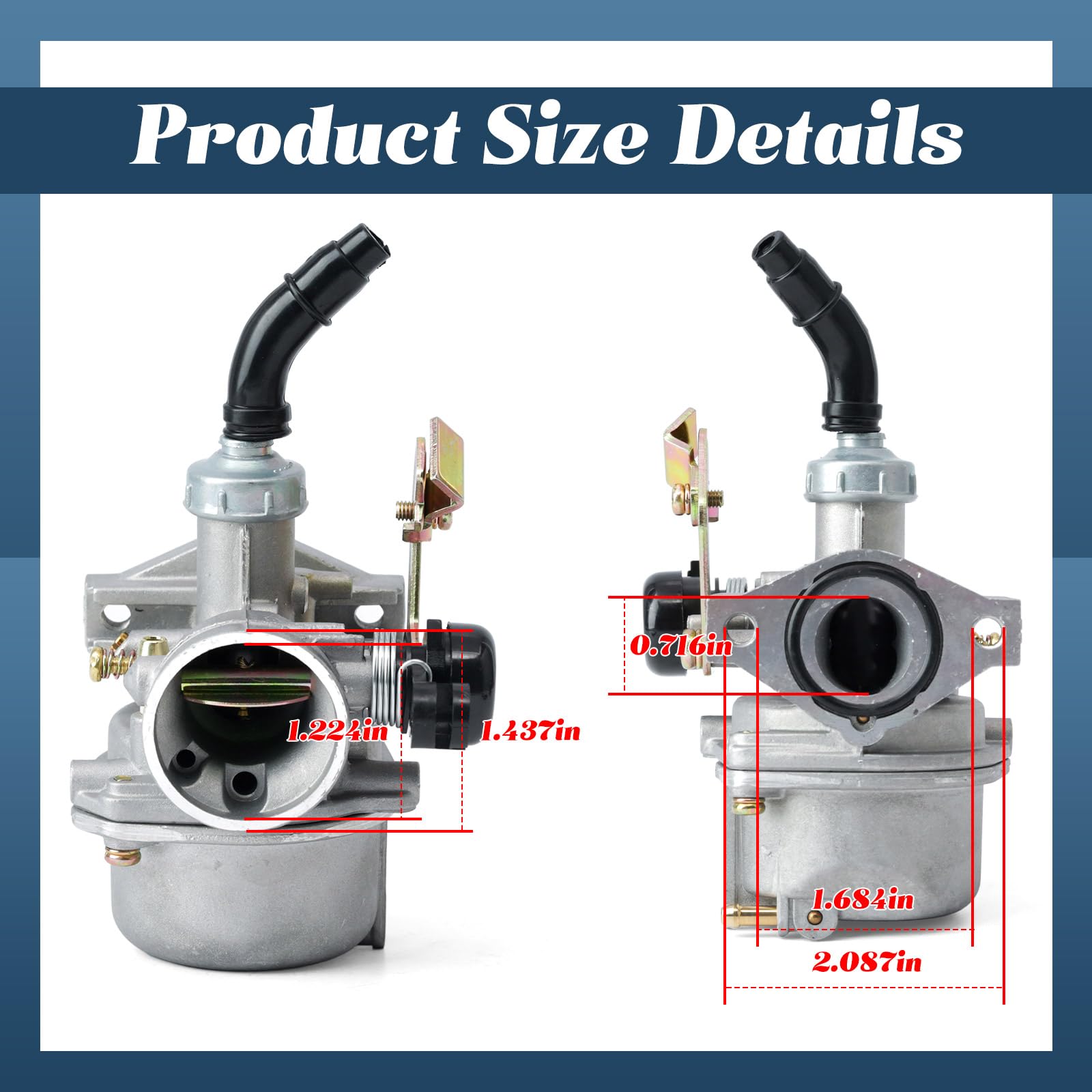 Amazon.com: Esttlamer PZ19 Carburetor Compatible with Kayo Fox 70
