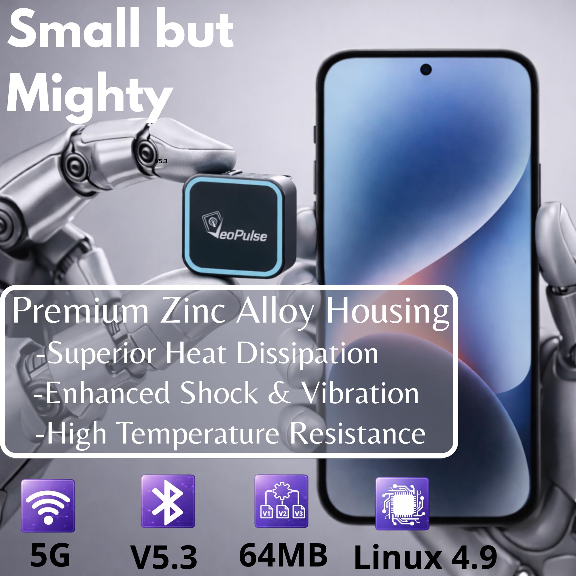 C-Pro [Native USB-A Version] bezprzewodowy adapter CarPlay i Android Auto - podwójna pamięć (idealna dla par) - rozpraszanie ciepła ze stopu cynku - standardowy format USB