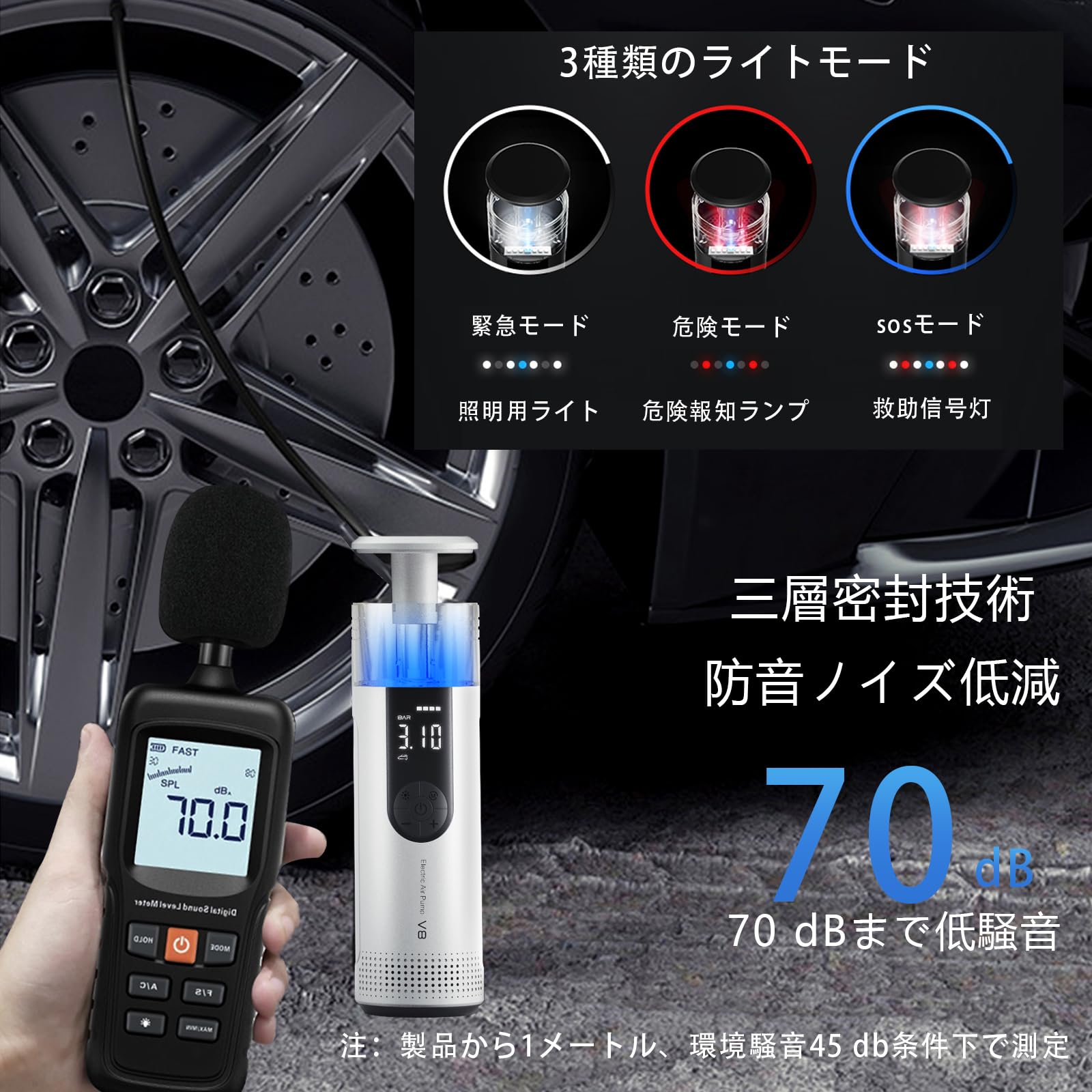 Amazon.co.jp: 空気入れ 電動 スマート【2024新登場-收纳一体型